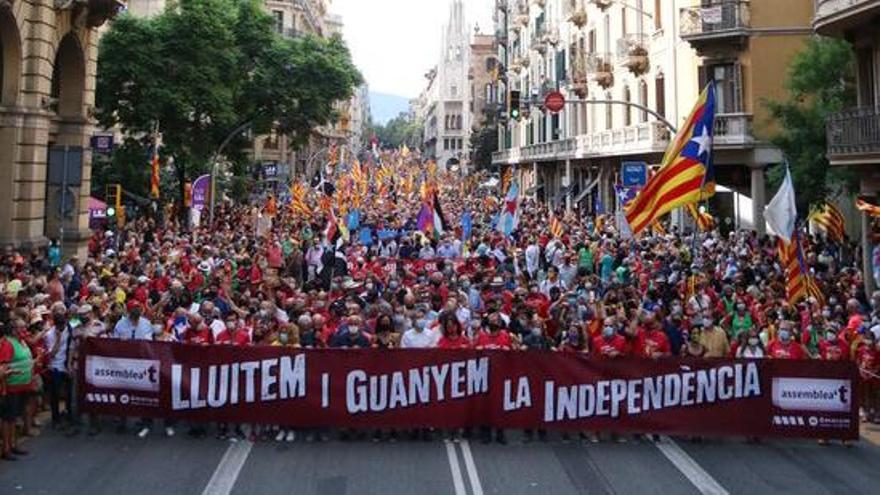 Les millors imatges de la Diada 2021 | La manifestació de l'11-S a Barcelona