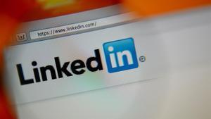 La web de Linkedin en un ordenador.