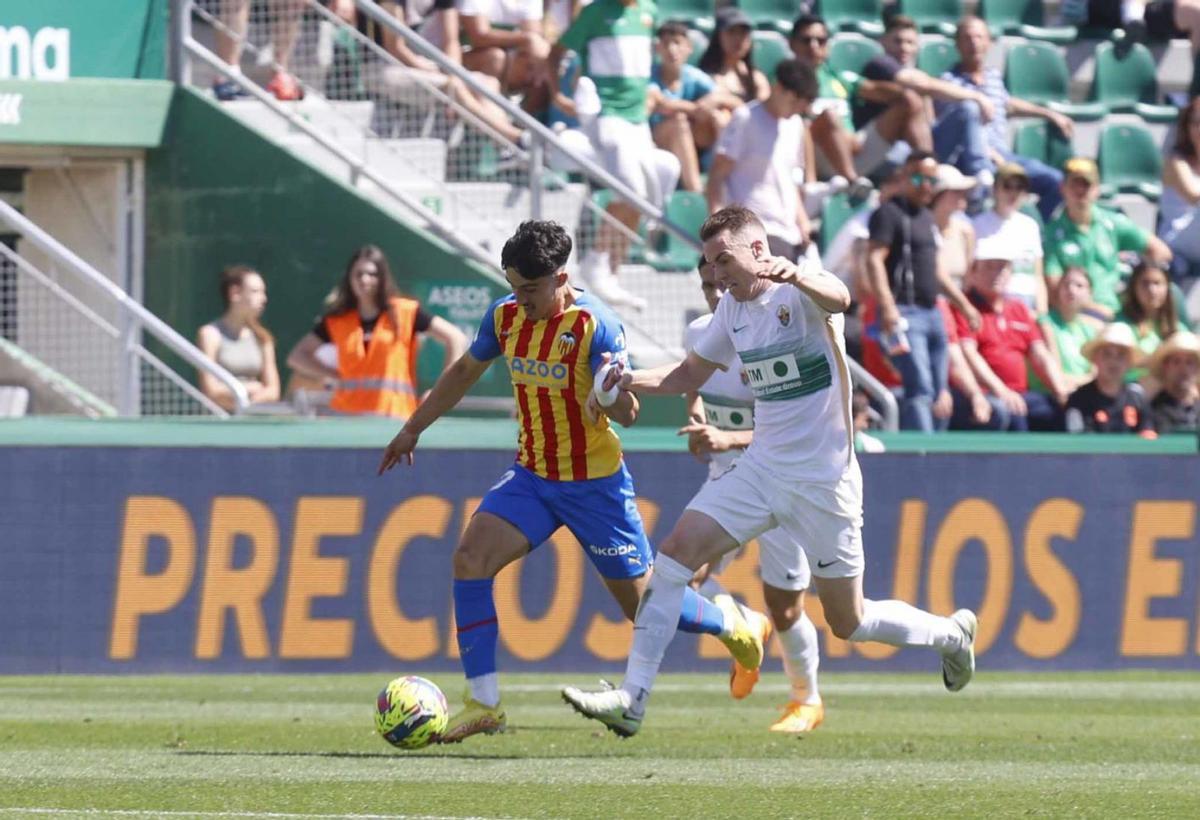 Diego López, en el partido contra el Elche. A partir de ese encuentro fue casi un fijo.