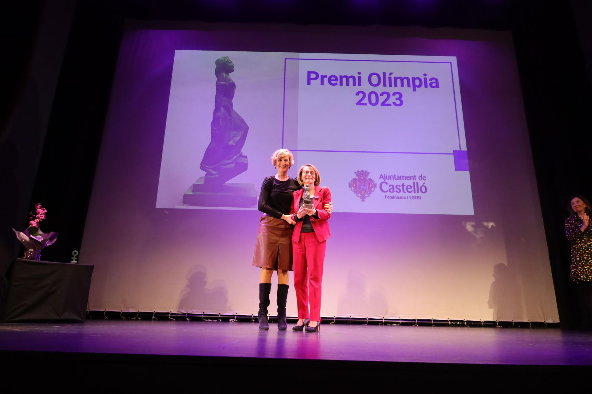 Eva Alcón, rectora de la UJI, premio Olimpia