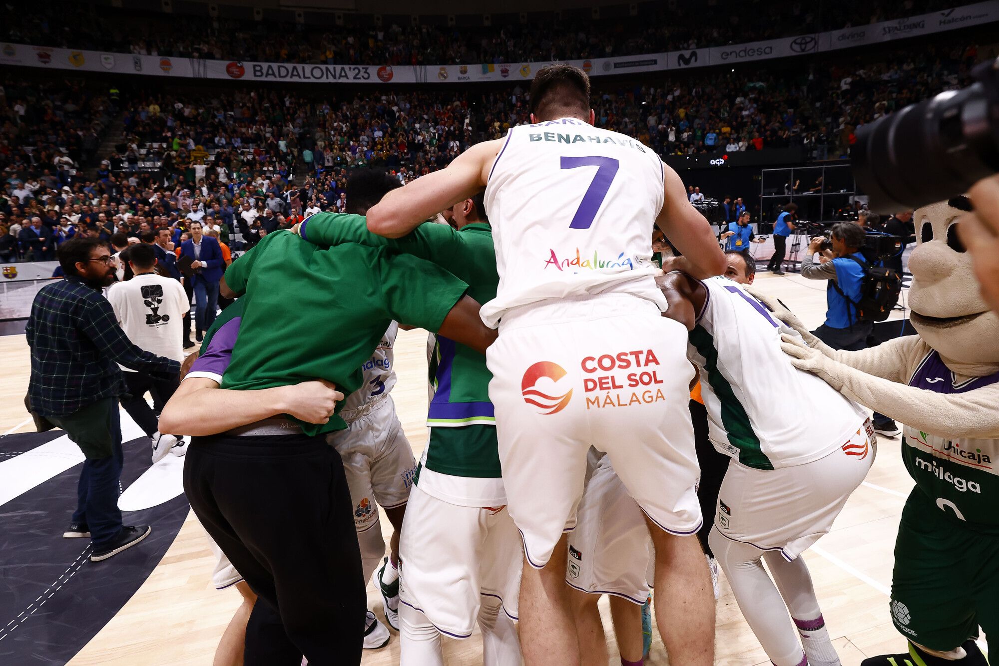 La celebración de la Copa del Rey de Unicaja, en imágenes