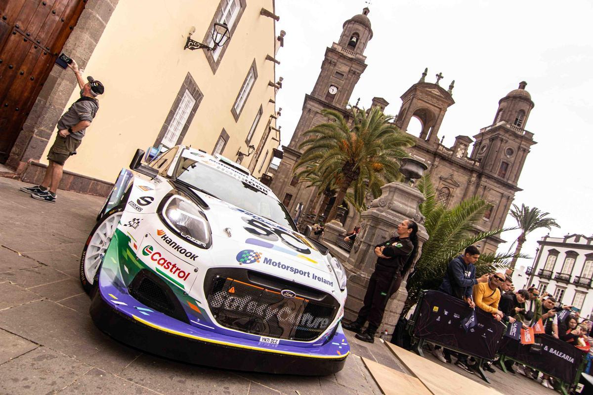 Santa Ana, salida Rally Islas Canarias