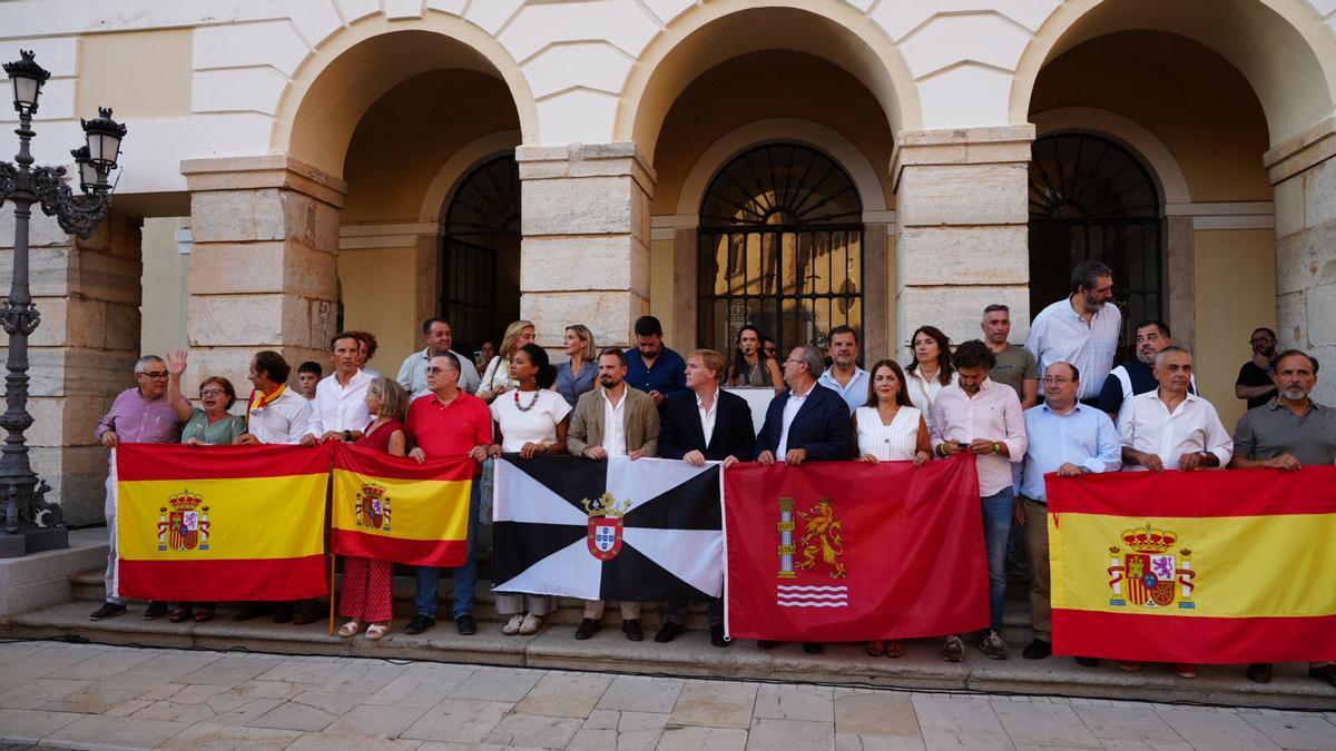 FOTOGALERÍA | Así ha sido la movilización por Ceuta en Badajoz
