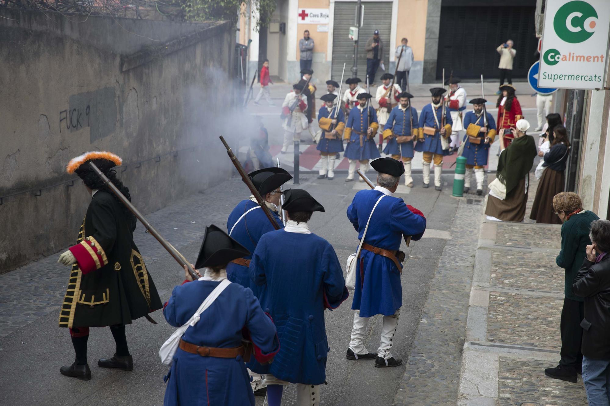 Arbúcies recrea el tradicional Combat de fa més de 300 anys