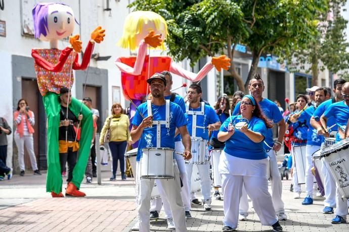 TELDE. SAN GREGORIO. TELDE. Telde cambia la hora. En la zona comercial abierta de San Gregorio se celebra el cambio de hora con diversas actividades. Hay ludoparque gigante, tiro con arco para niños, feria de artesanía, karts, entre otros.  | 30/03/2019 | Fotógrafo: Juan Carlos Castro