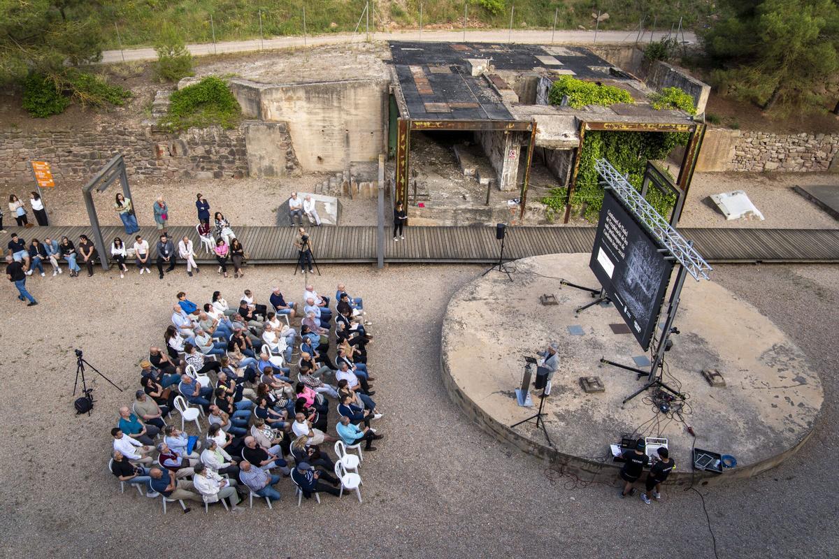 Imatges de l'acte de commemoració del centenari de l’inici de l’explotació de les sals potàssiques a Cardona Imatges de l'acte de commemoració del centenari de l’inici de l’explotació de les sals potàssiques a Cardona