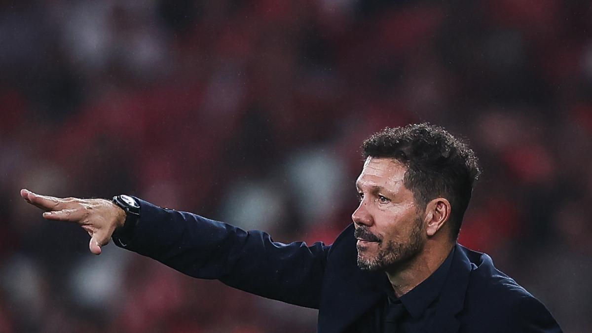 Diego Simeone, entrenador del Atlético de Madrid