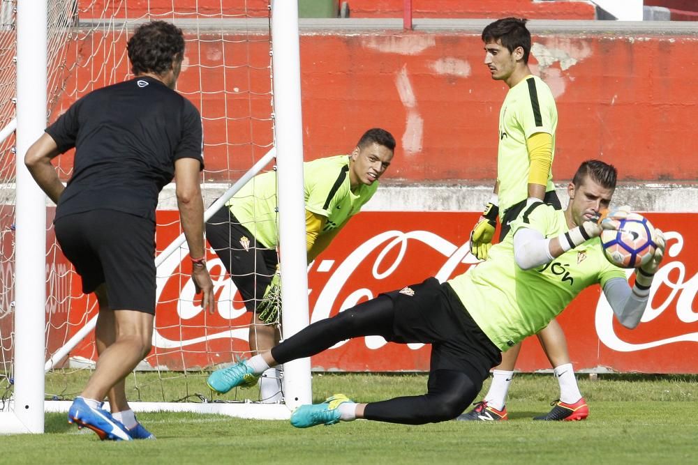 Entrenamiento del Sporting