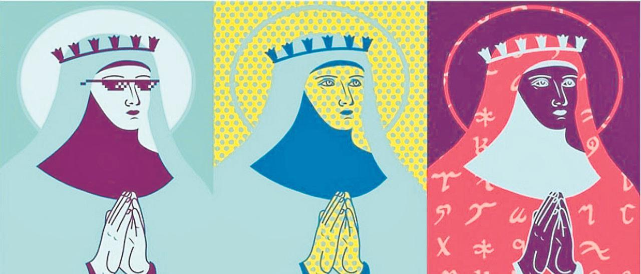 Hildegarda de Bingen, convertida en icono pop.