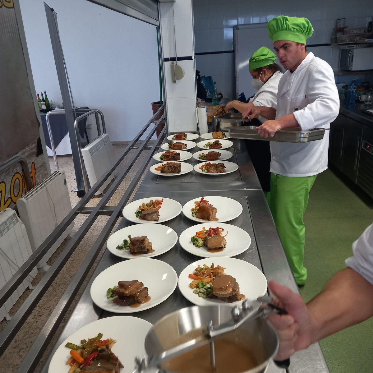 Los alumnos en una actividad anterior.