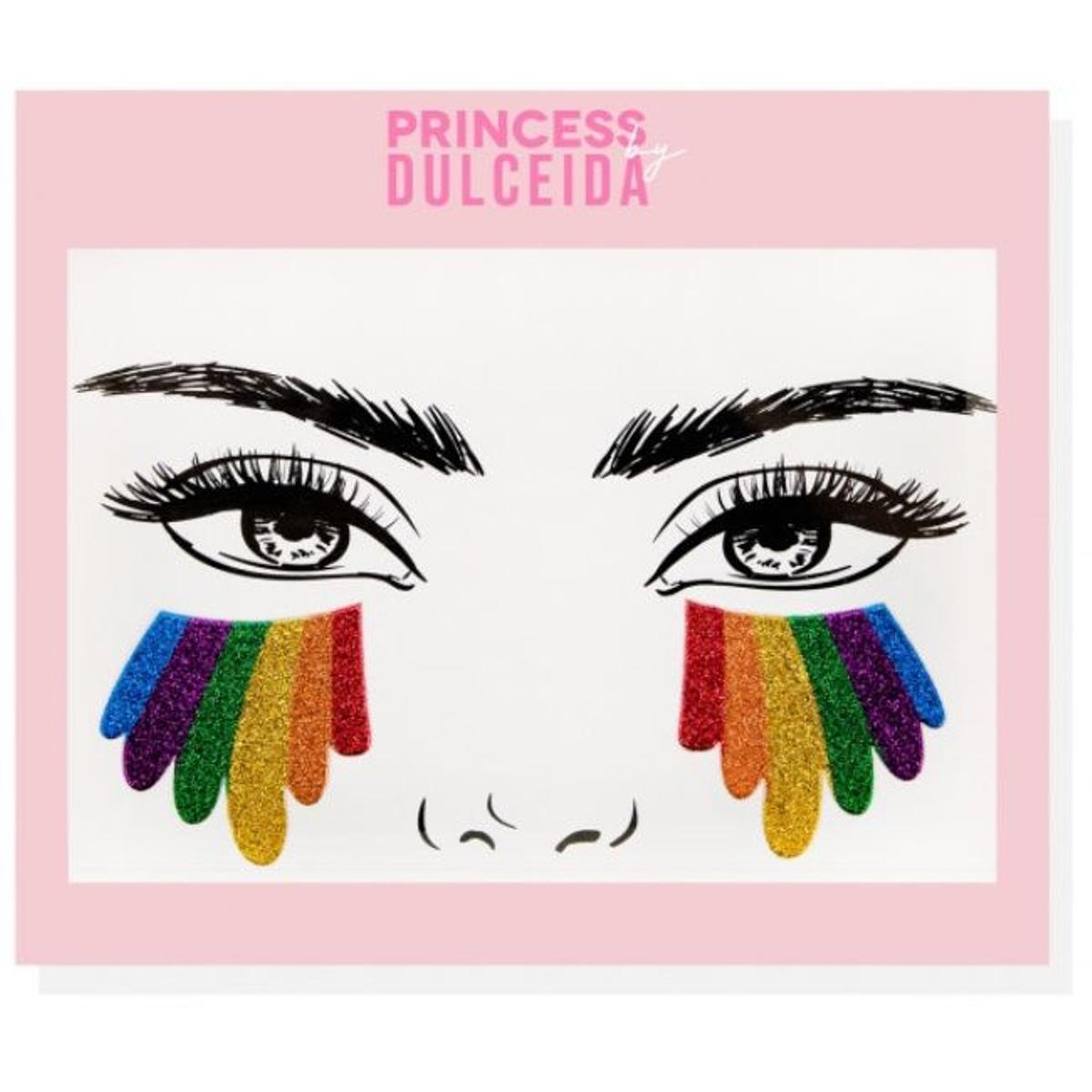 Arcoíris adhesivo para el rostro de Princess by Dulceida, de You are the princess