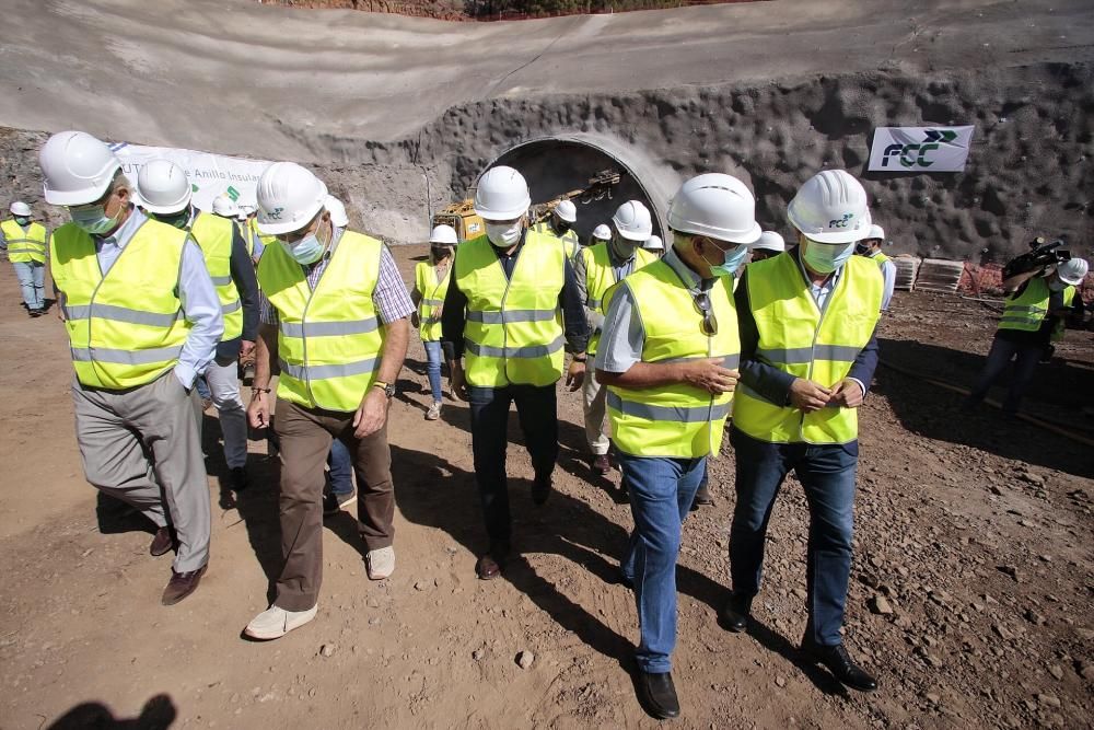 Inicio de la excavación del túnel de Erjos.