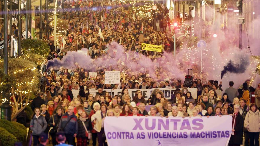 Manifestación del 25-N en Vigo