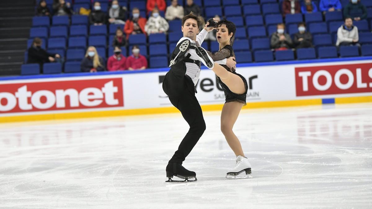 Sara Hurtado y Kirill Jalyavin, en acción