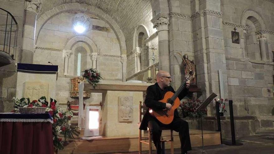 Juan Gallardo Sierra, durante el concierto.