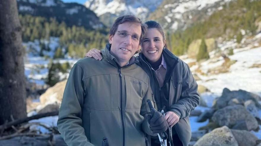 Almeida y Teresa Urquijo durante su escapada en el Pirineo