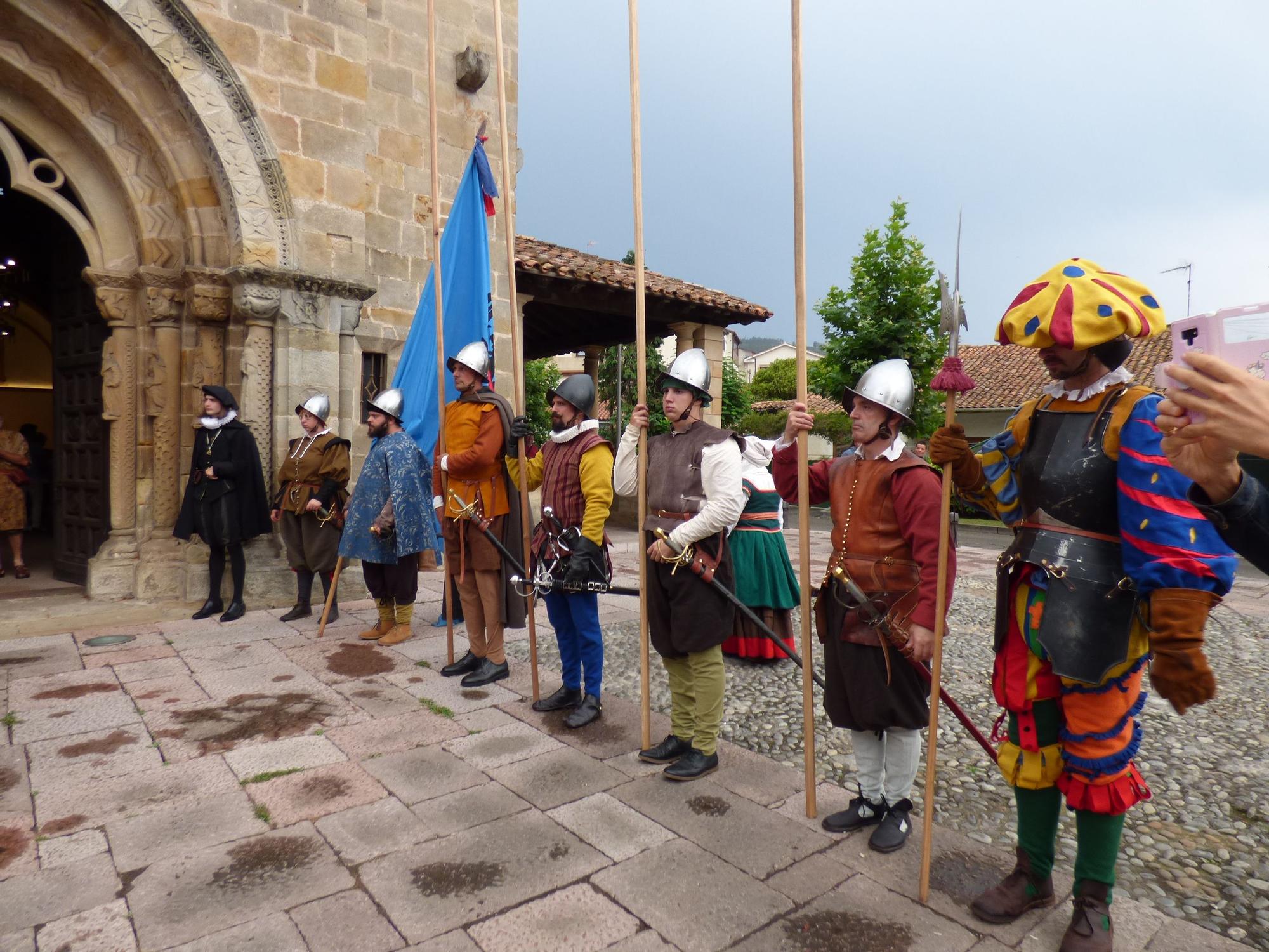 El desembarco de Carlos V en Tazones, así es la gran recreación histórica de Villaviciosa