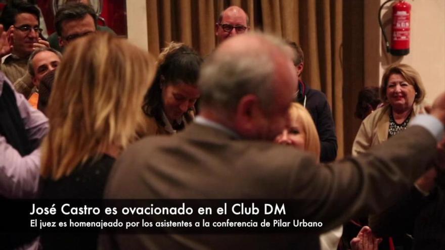 José Castro es ovacionado en el Club DM