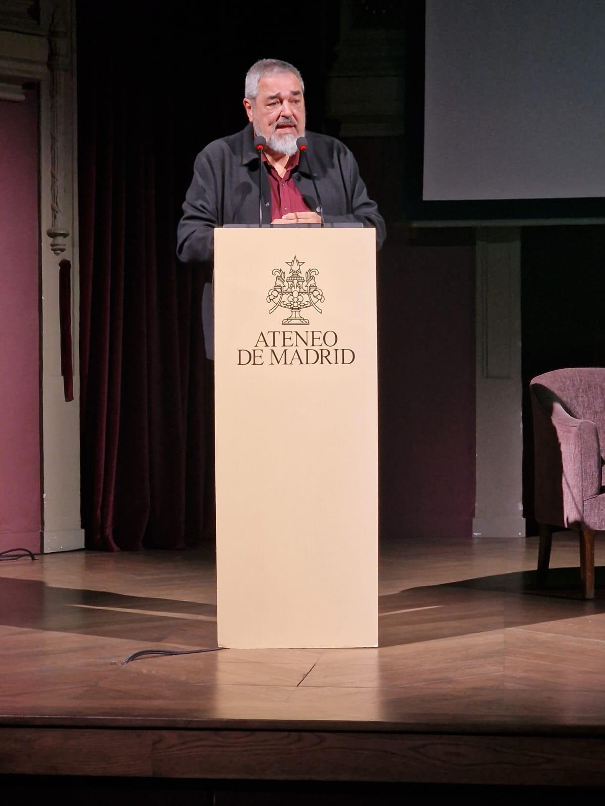 Carlos Agazón durante su intervención.