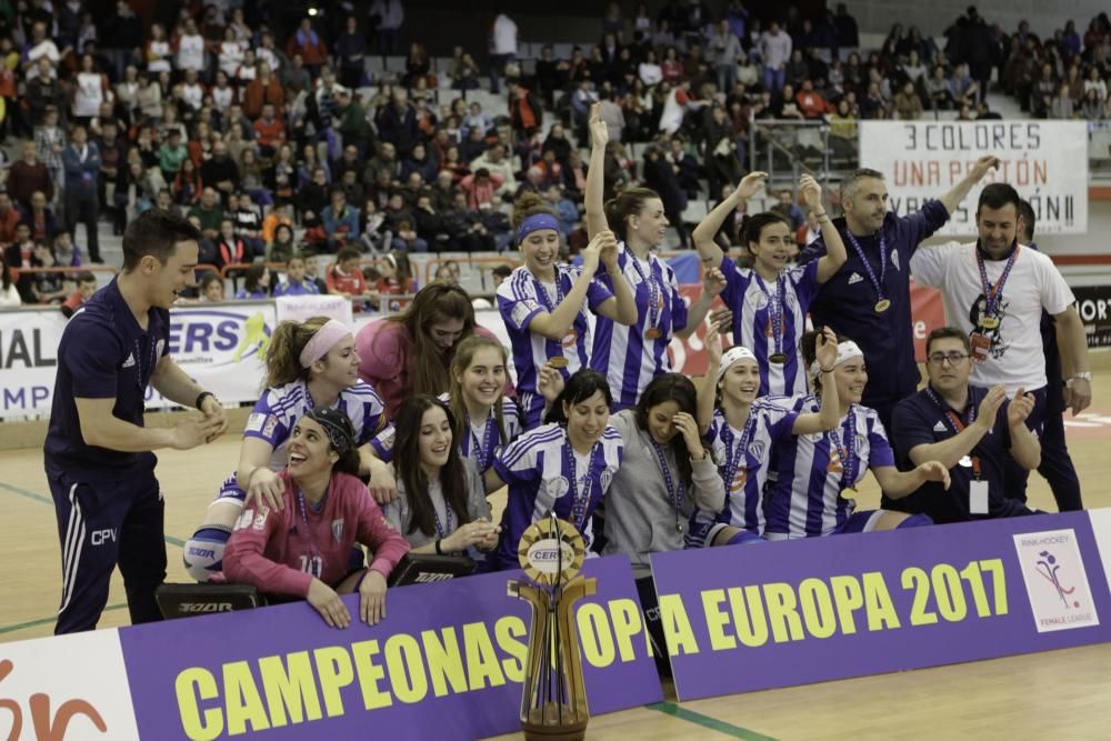 Final de la Copa de Europa de hockey en el Palacio de Deportes de La Guía.