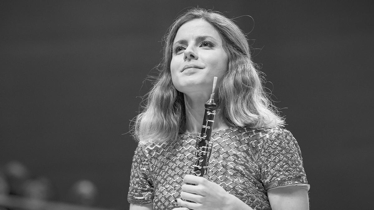 La oboísta andaluza Cristina Gómez Godoy.
