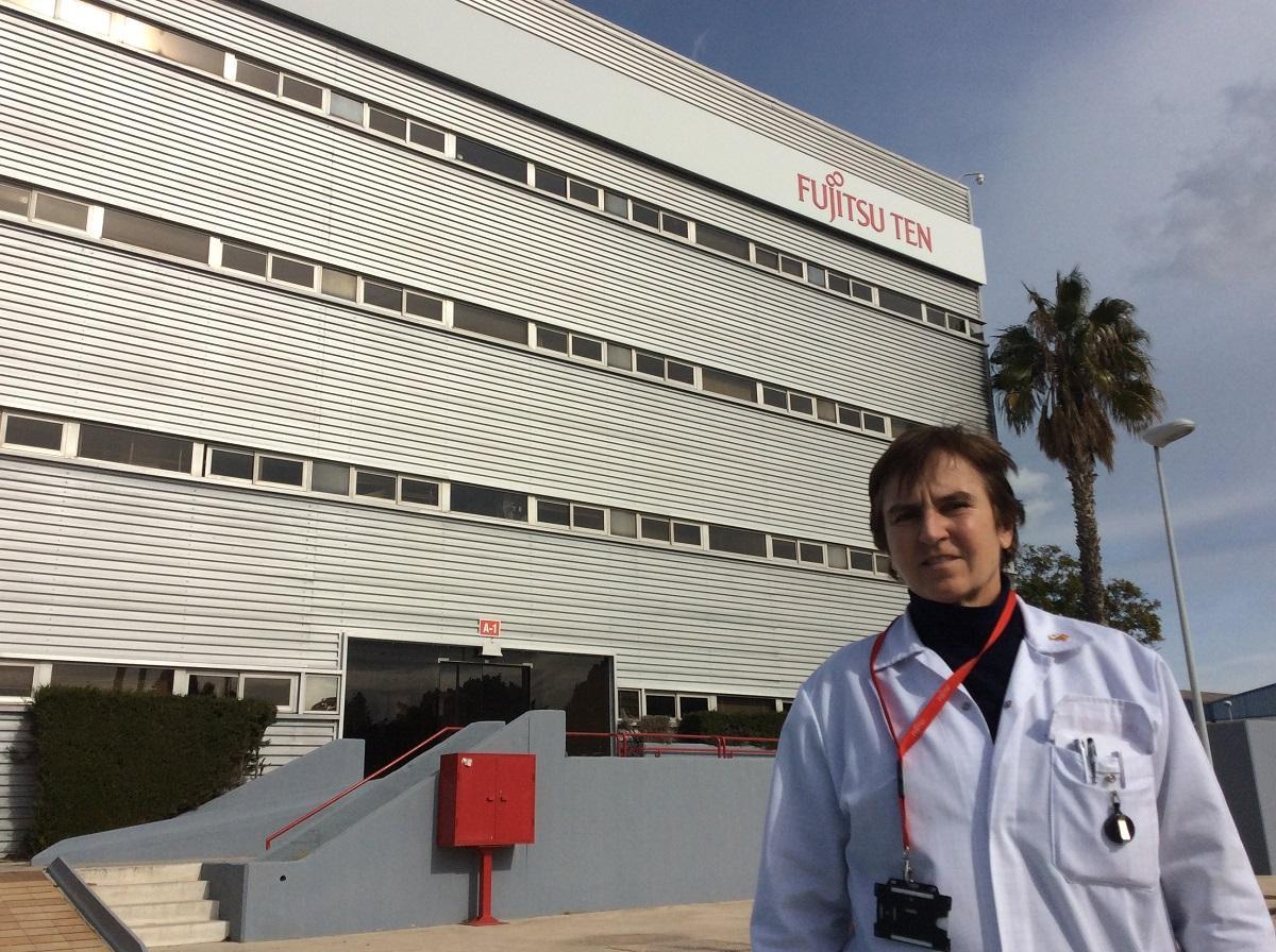 La directora de la fábrica de Denso Ten España, Blanca Hermana.