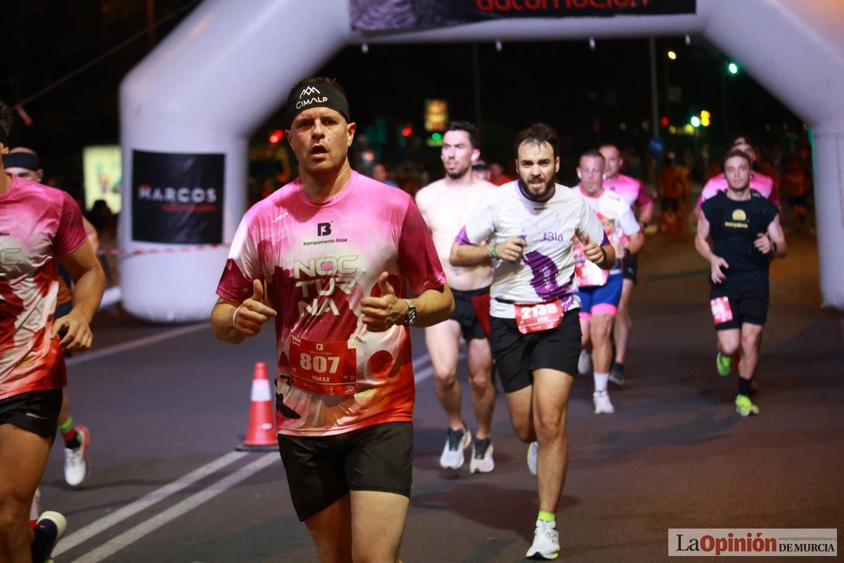 Las mejores imágenes de la carrera nocturna de Murcia