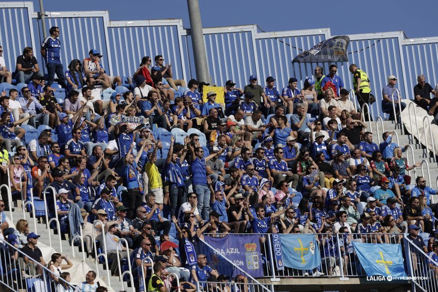 EN IMÁGENES: El empate del Oviedo en su visita a Málaga (0-0)