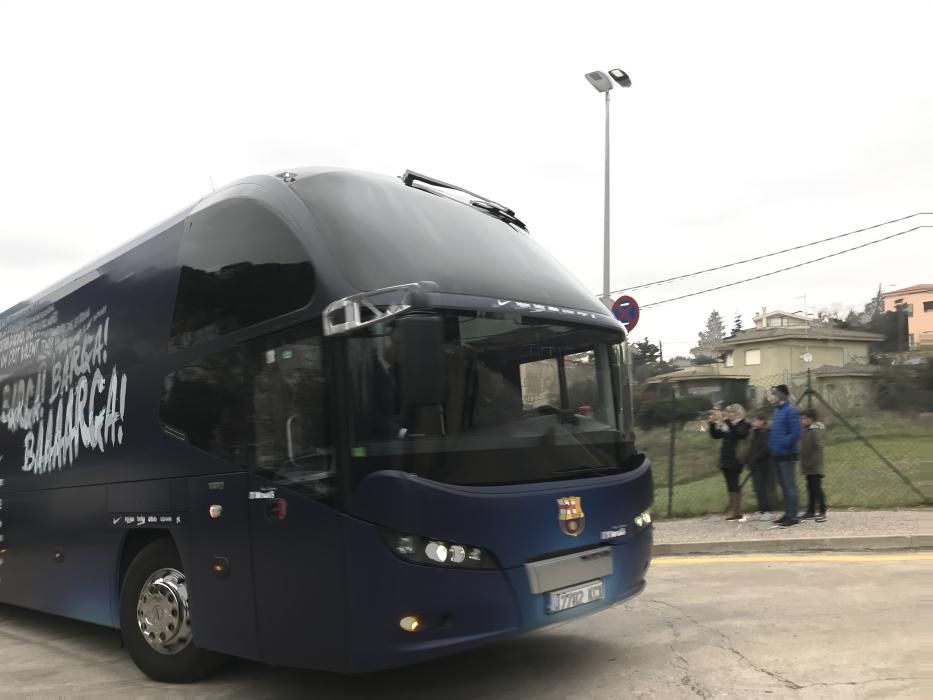 El Barça arriba a Girona