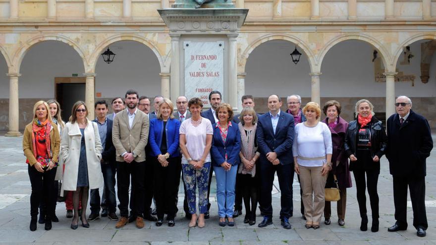 La candidatura de Foro Oviedo para las últimas municipales.