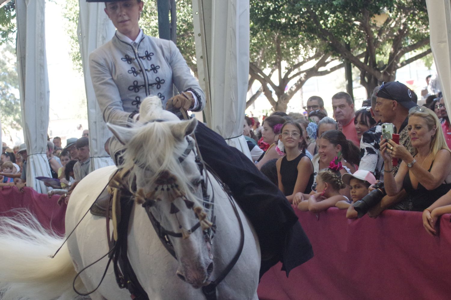 Feria de Málaga 2023 I El baile a caballo en el Centro de Exhibición Ecuestre del Real