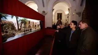 La Diputacion recibe la Navidad con el tradicional pregón y la inauguración de su belén en la Merced