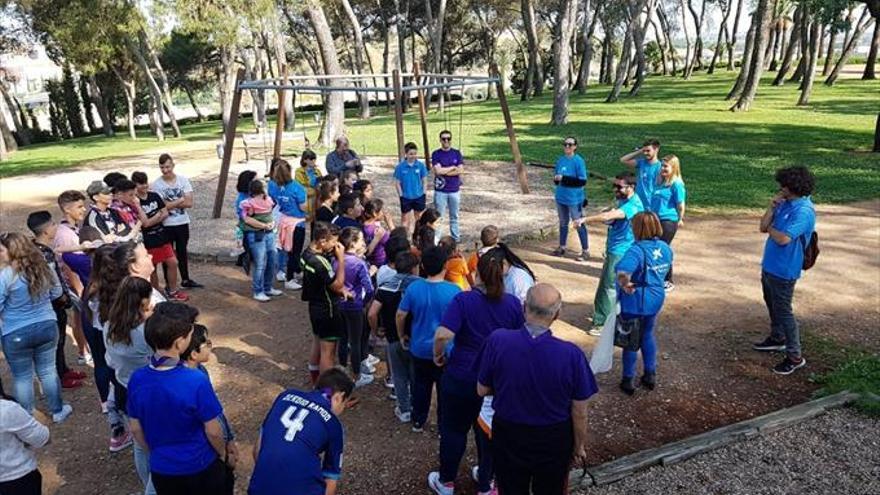 jornada lúdica con voluntarios de la caixa