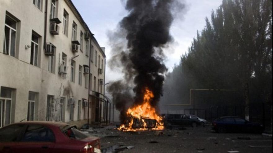 Enfrentamientos entre fuerzas ucranianas y rebeldes prorrusos