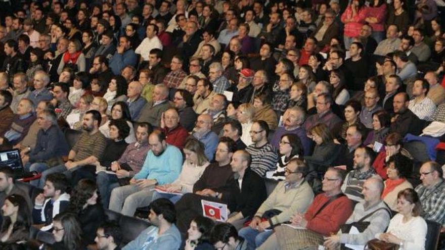 Asamblea del BNG celebrada el pasado fin de semana en Santiago.  // Xoán Álvarez