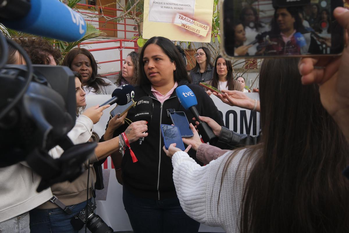 Acto de Cáritas Diocesana en Las Palmas de Gran Canaria por el Día Internacional de Trabajadoras del Hogar