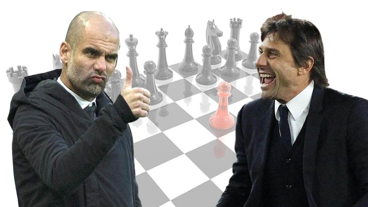 Guardiola vs Conte: un duelo de ajedrez