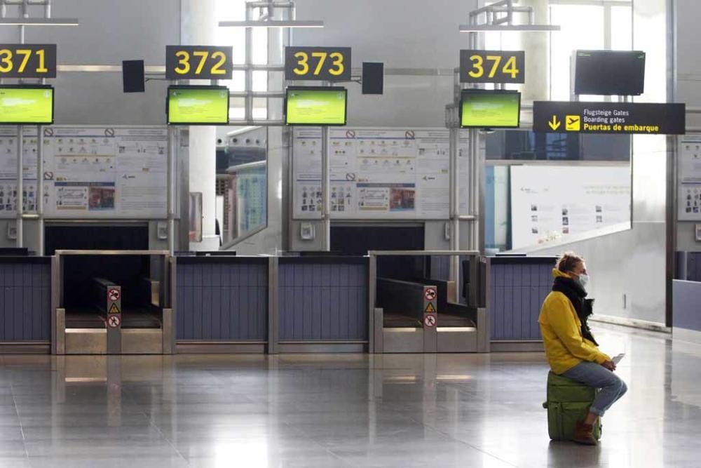 El Aeropuerto de Málaga en Estado de Alarma