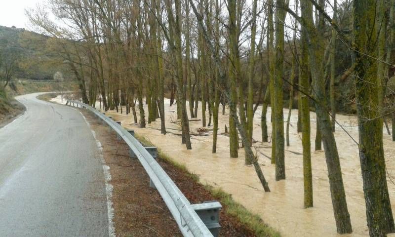 Nueva crecida de los ríos en Aragón