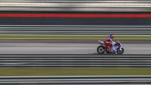 Marc Márquez, en las puebas de Sepang.