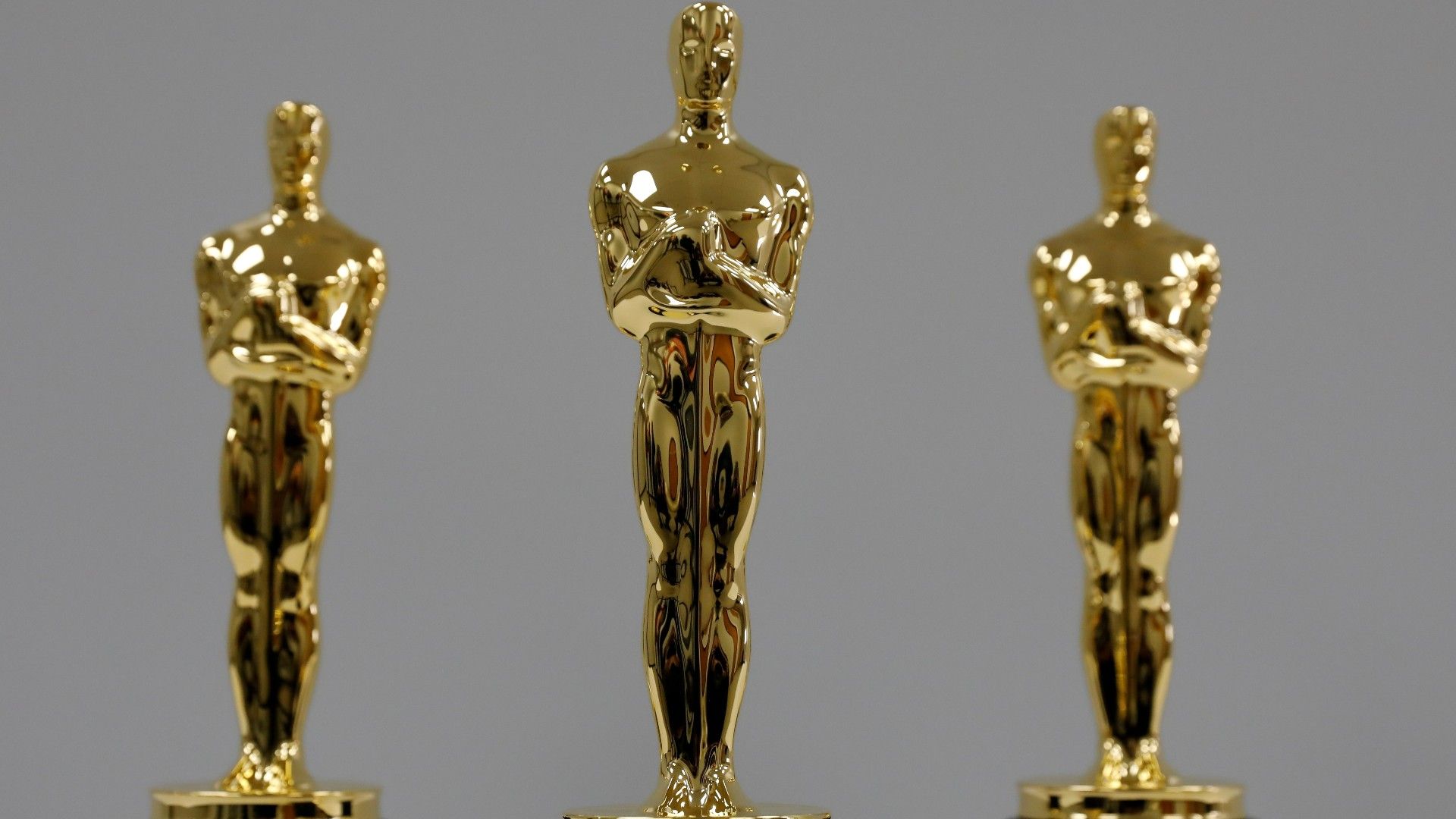 Estatuillas de los premios Oscar, en Nueva York