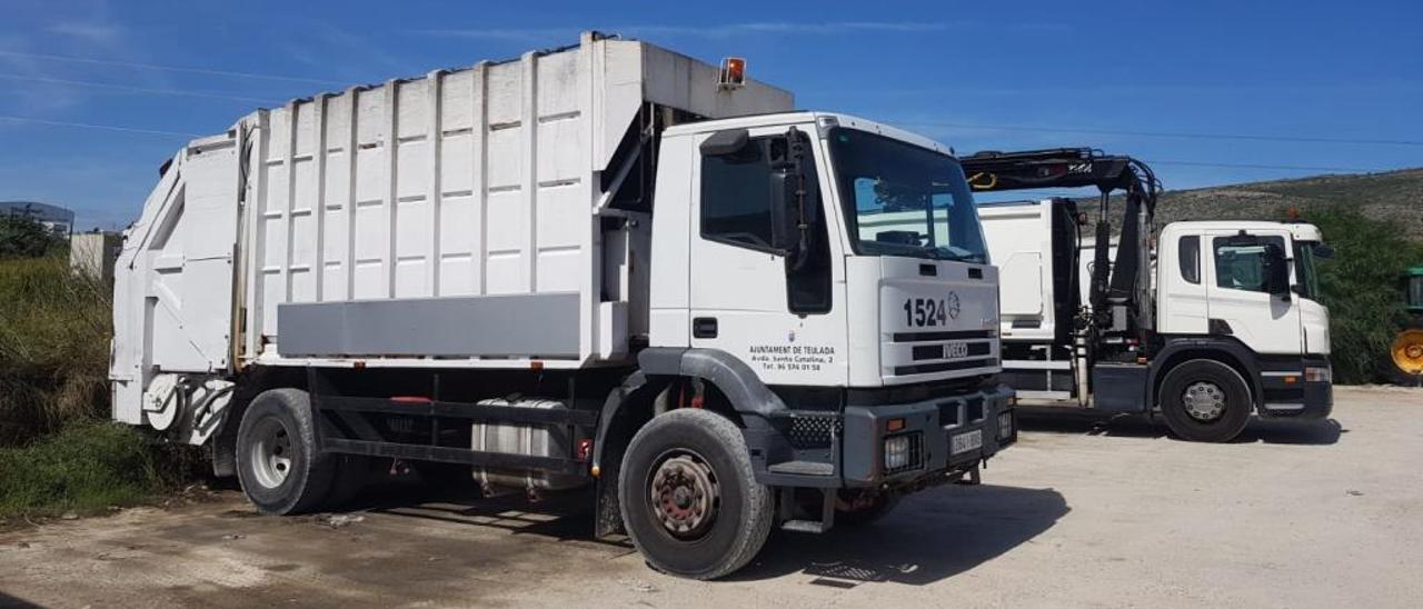 Uno de los camiones de recogida de basura de la empresa pública de Teulada que será renovado.