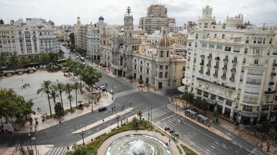 Estado actual de la plaza.