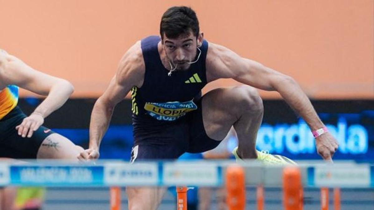 Quique Llopis en una prueba de la Diamond League esta temporada.