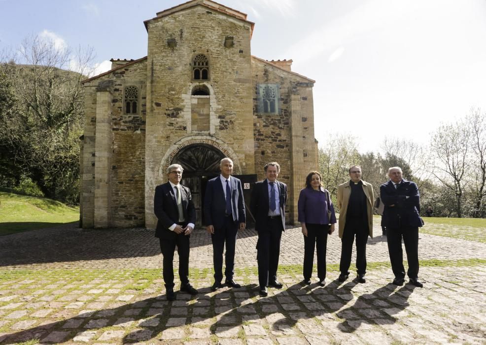 Presentación del proyecto de restauración de las pinturas murales de San Miguel de Lillo