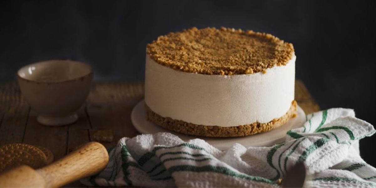 Tarta de nata portuguesa.