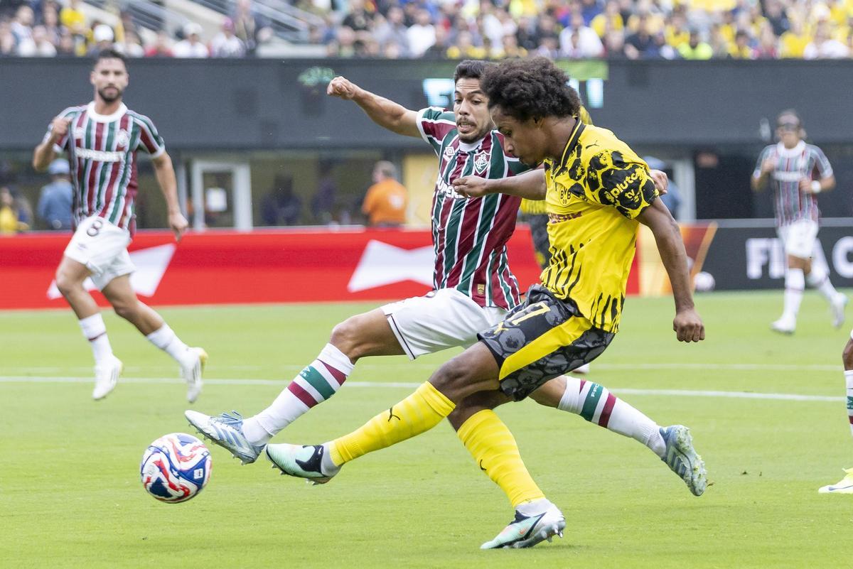 Imagen del duelo entre Fluminense y Borussia Dortmund