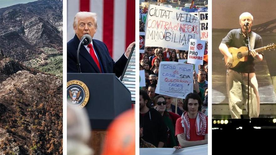 El 2025 serà recordat per diverses paraules clau: incendis, Trump, habitatge o Oques Grasses.