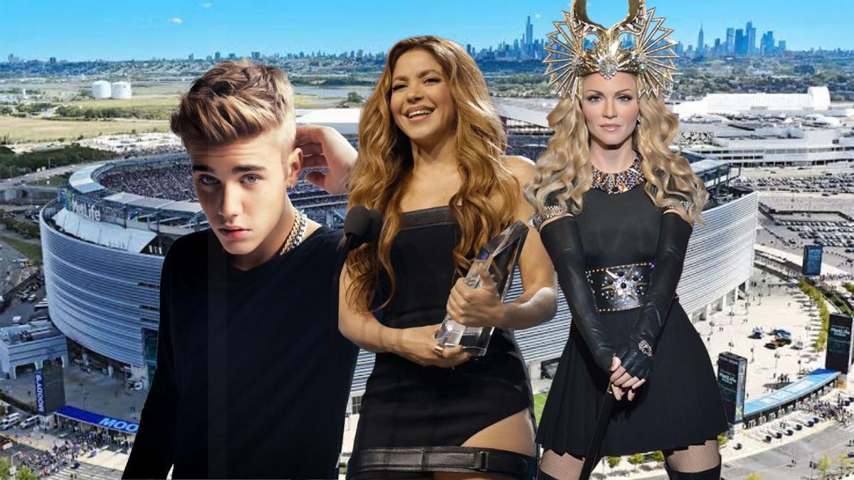 Los artistas que actuarán en la final del Mundial de este domingo en Nueva Jersey.