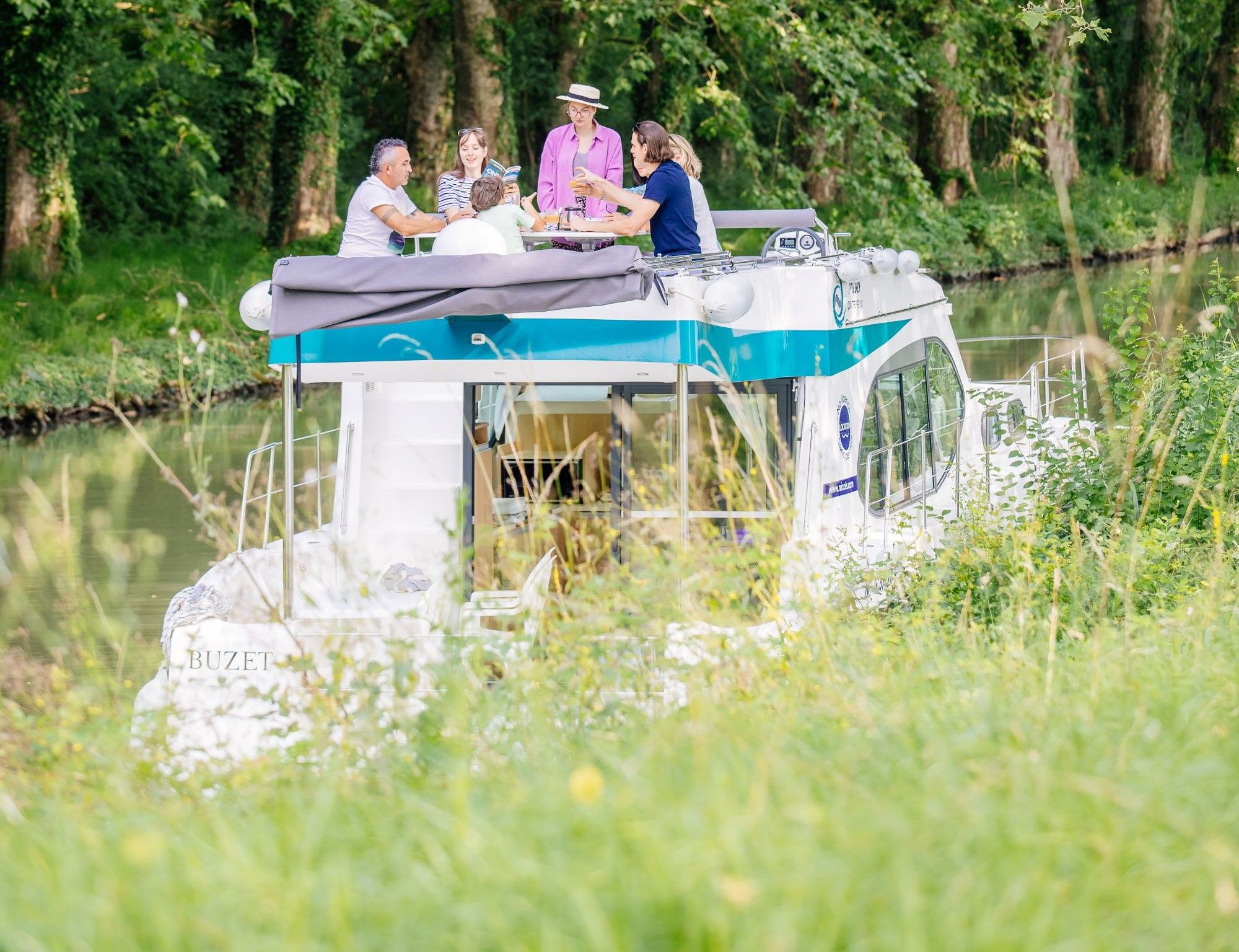 Canal des Deux Mers en barco